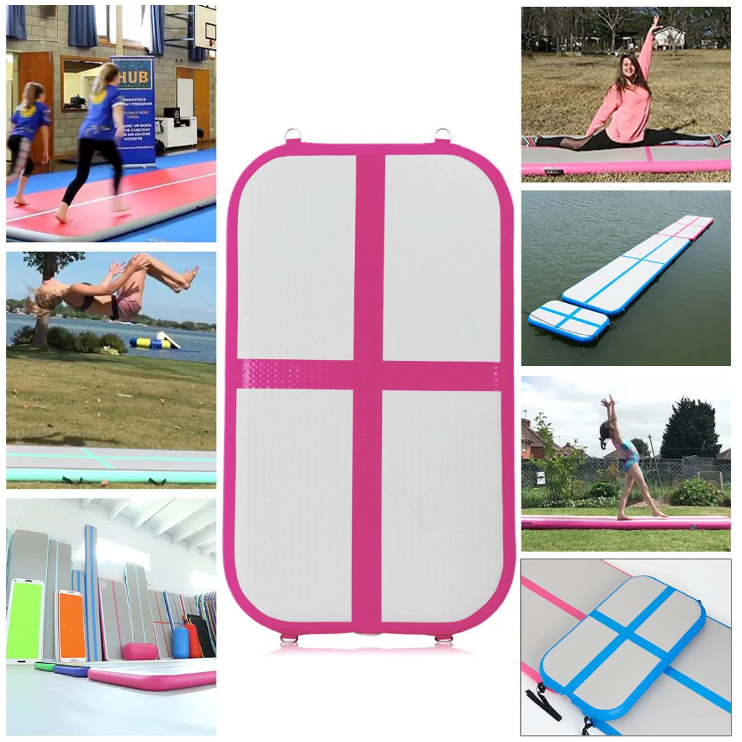 2023 Variety of Specifications Inflatable Airtrack Air Track Gym Equipment Gymnastics Jumping Tumbling on Water Yoga Mat