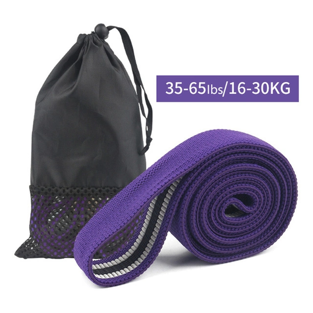 Training Gym Equipment Fabric Long Resistance Bands for Fitness Yoga Assisted Stretching