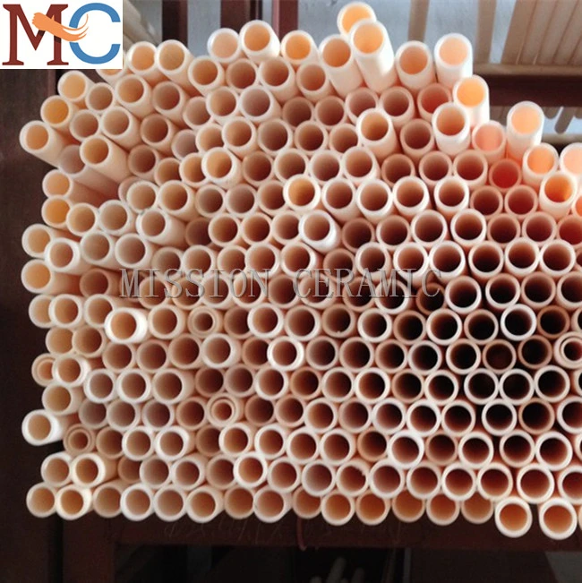 High Temperature Resistance Insulating 4 Holes Alumina Ceramic Tube