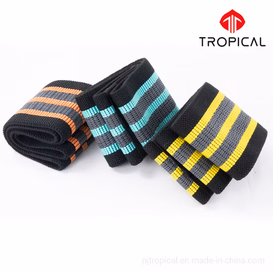 Xlfn-17 # Loop Circle Home Fitness Gym Sport Ensemble résistant à la hanche Eco Latex Coton Polyester Booty Shaping Yoga Fournitures Bandes de résistance