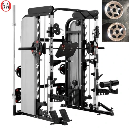 Équipement de conditionnement physique commercial Utilisation de la salle de gym à domicile Multifonctionnel Combo Power Training Sports Strength Equipment avec Smith Machine