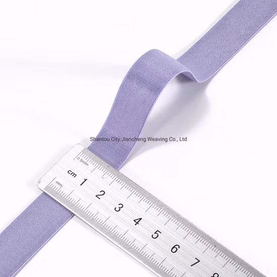 Commerce de gros 10mm 20mm 25mm Satin brillant personnalisé soutien-gorge en peluche anti-dérapant bande élastique pour les sous-vêtements