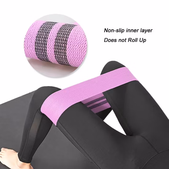Sinocare haute qualité anti-dérapant élastique butin hanche cercle Fitness gymnastique exercice bande entraînement Yoga tissu bandes de résistance