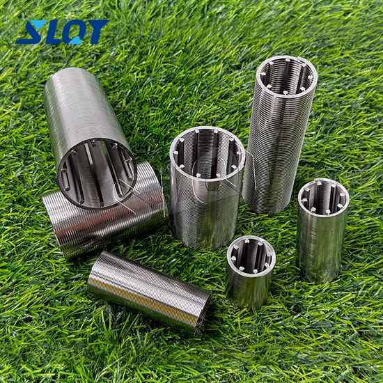 Tube rond d'écran de fil de cale de Johnson de tuyau de fente de résistance à la corrosion