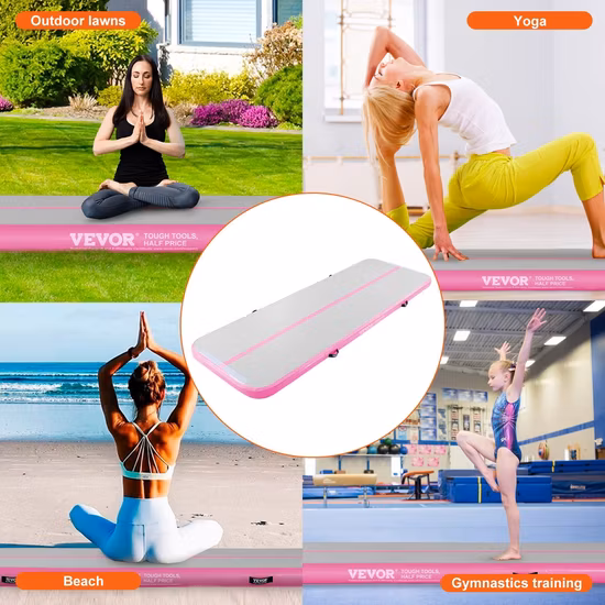 2023 variété de spécifications Airtrack gonflable Air Track équipement de gymnastique gymnastique saut Tumbling sur l'eau tapis de Yoga